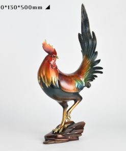 Tượng Gà Trống Nghệ Thuật Đa Sắc
