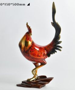 Tượng Gà Trống Nghệ Thuật Đa Sắc