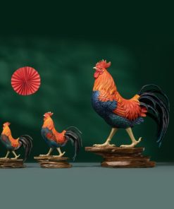 Tượng Gà Trống Phong Thủy Oai Phong