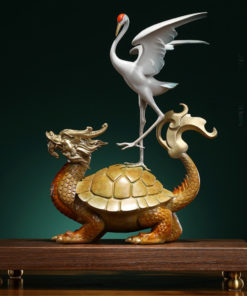 Tượng Hạc Trên Lưng Rùa