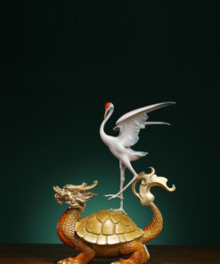 Tượng Hạc Trên Lưng Rùa