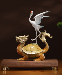 Tượng Hạc Trên Lưng Rùa