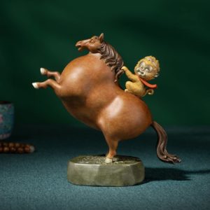 Tượng Hầu Mã Phong Thủy Mini