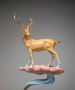 Tượng Hươu Phong Thủy Lộc Đỉnh Vân