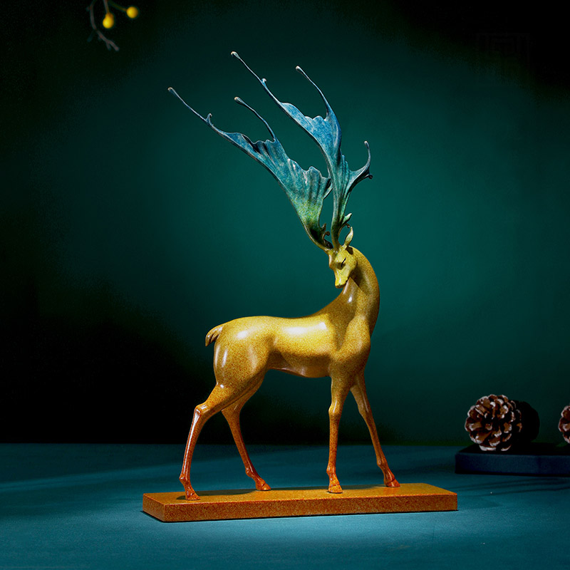 Tượng Hươu Sừng Tấm Đỉnh Cao Phúc Lộc
