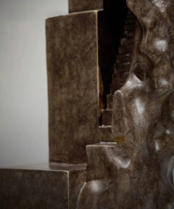 Tượng Hươu Trắng Đứng Trên Mây Nghệ Thuật