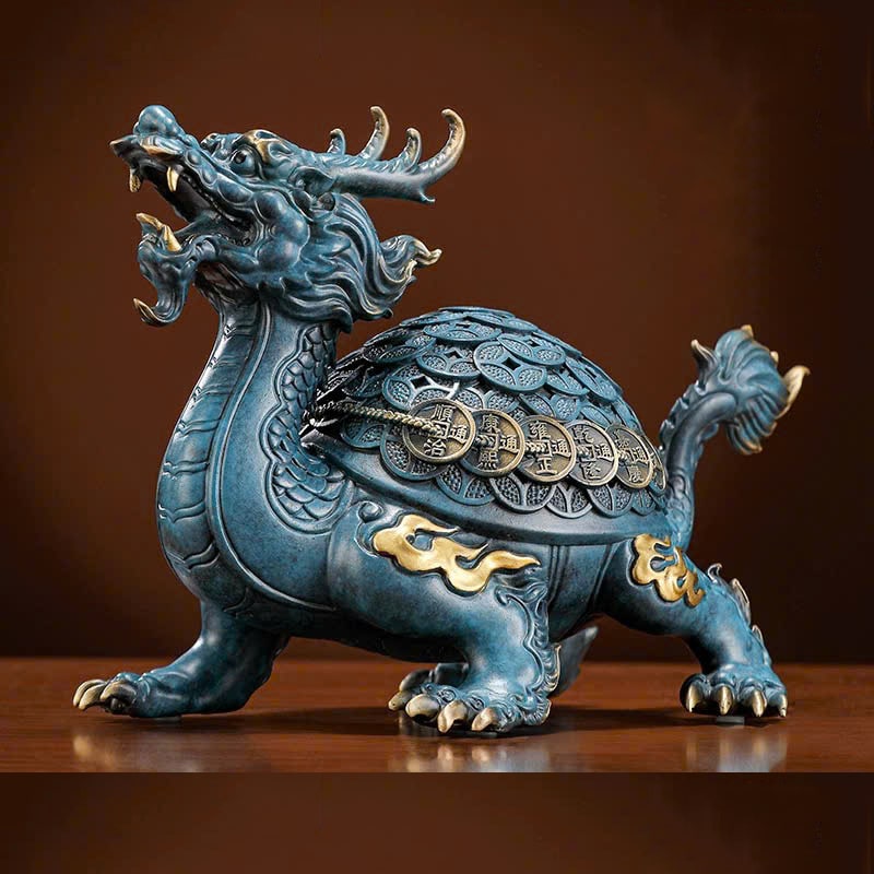 Tượng Long Quy Chiêu Tài Trường Thọ