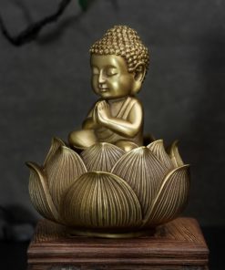 Tượng Phật An Nhiên Hoa Sen Taplo