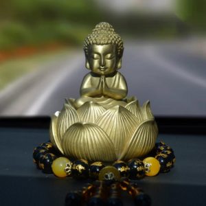 Tượng Phật An Nhiên Hoa Sen Taplo - Shop Decor Hà Nội