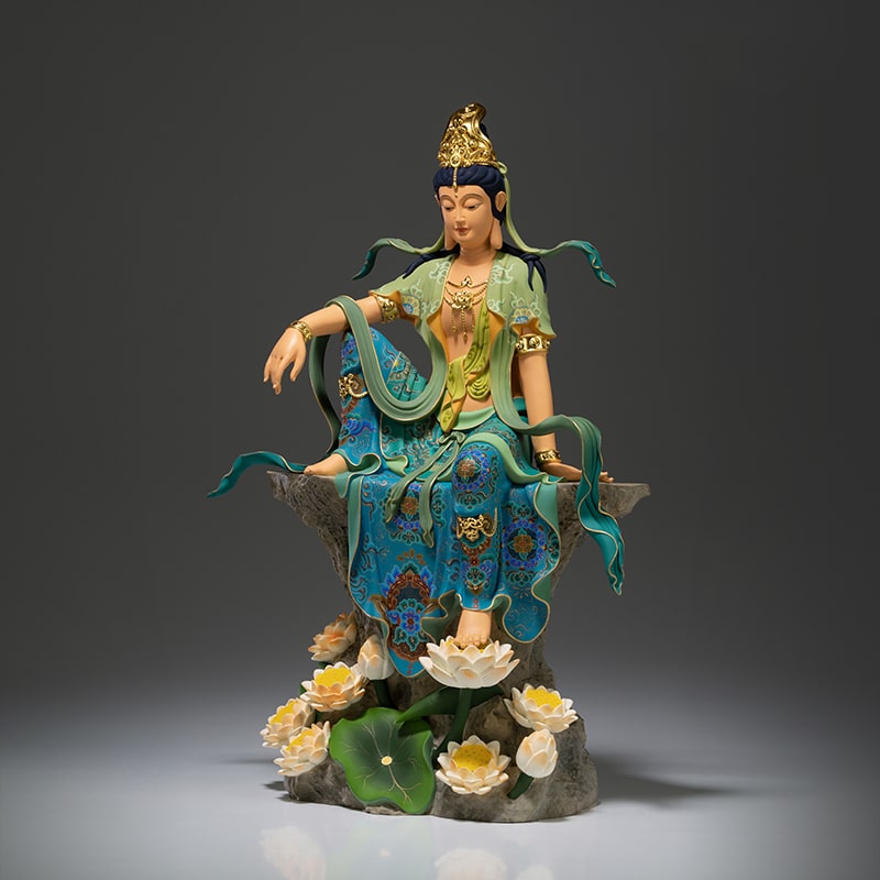 Tượng Quan Âm Liên Tòa Bình An