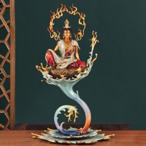 Tượng Quan Âm Bồ Tát Lửa Từ Bi - Shop Decor Hà Nội