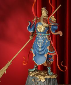 Tượng Quan Công Cầm Đao Đứng Trấn Phong Thủy