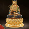 Tượng Quan Thế Âm Bồ Tát An Lạc Đế Sen Vàng