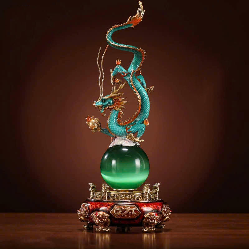 Tượng Rồng Ngọc Bích Uy Quyền