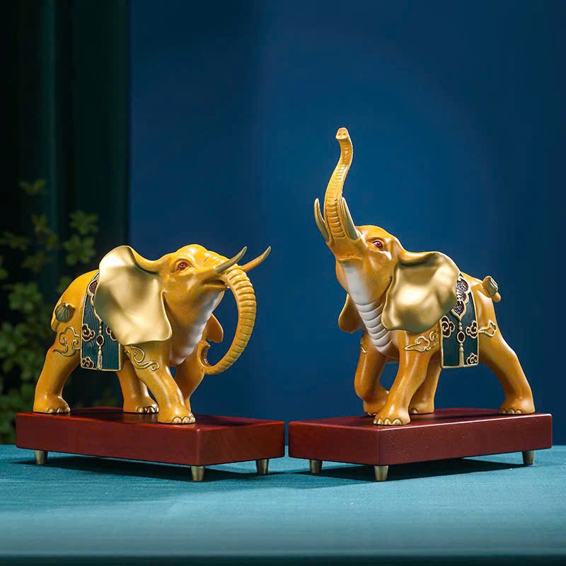 Tượng Voi Phong Thủy Chiêu Tài Lộc